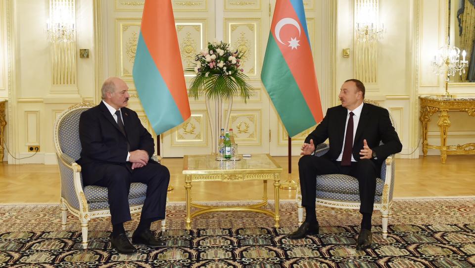 Ilham Aliyev met with President of Belarus Alexander Lukashenko