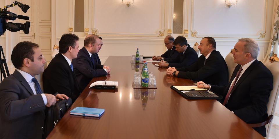 Ilham Aliyev received a delegation led by the Prime Minister of Malta