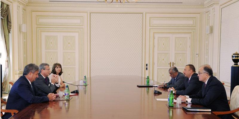 Ilham Aliyev received the President of TOTAL Company for Exploration and Production