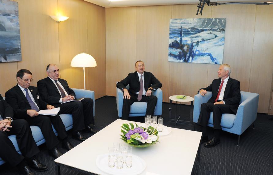 Ilham Aliyev met with Secretary General of the Council of Europe Thorbjørn Jagland