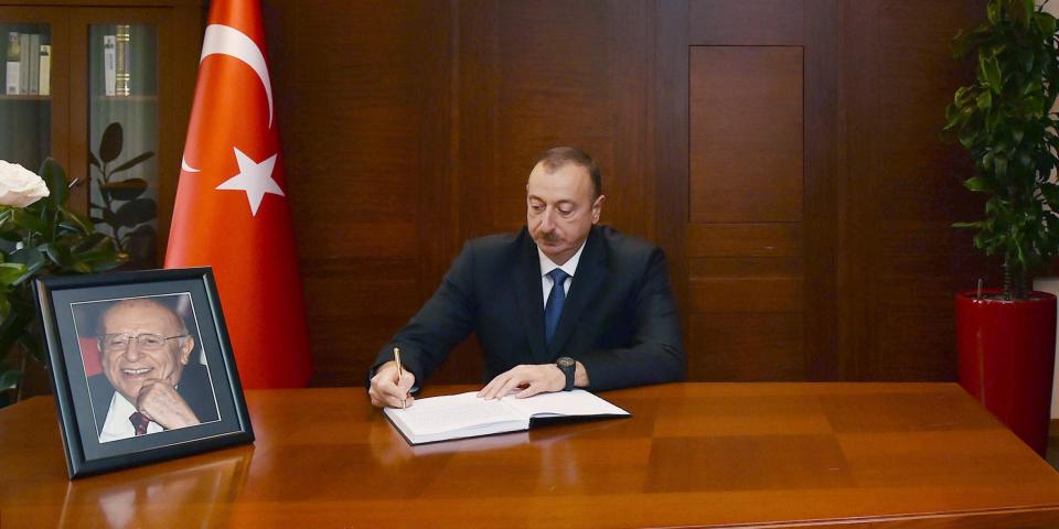 Ilham Aliyev visited the Embassy of Turkey in Azerbaijan