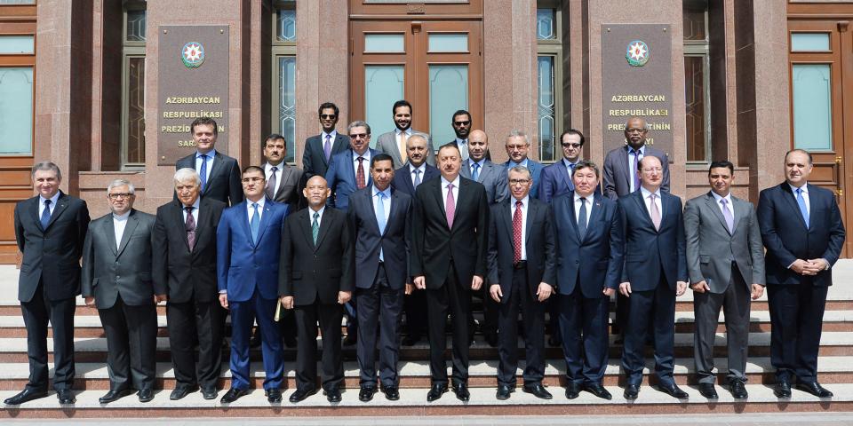 Ilham Aliyev received ambassadors of the Muslim countries to Azerbaijan on the occasion of the holy month of Ramadan