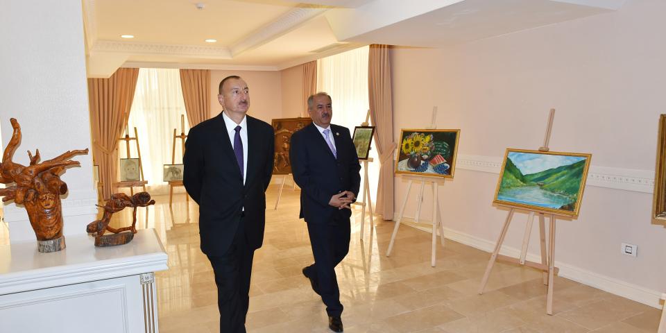 Ilham Aliyev attended the opening of the Heydar Aliyev Center in Jalilabad