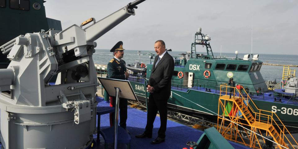 Ilham Aliyev reviewed a new border guard ship of the Coast Guard of the State Border Service