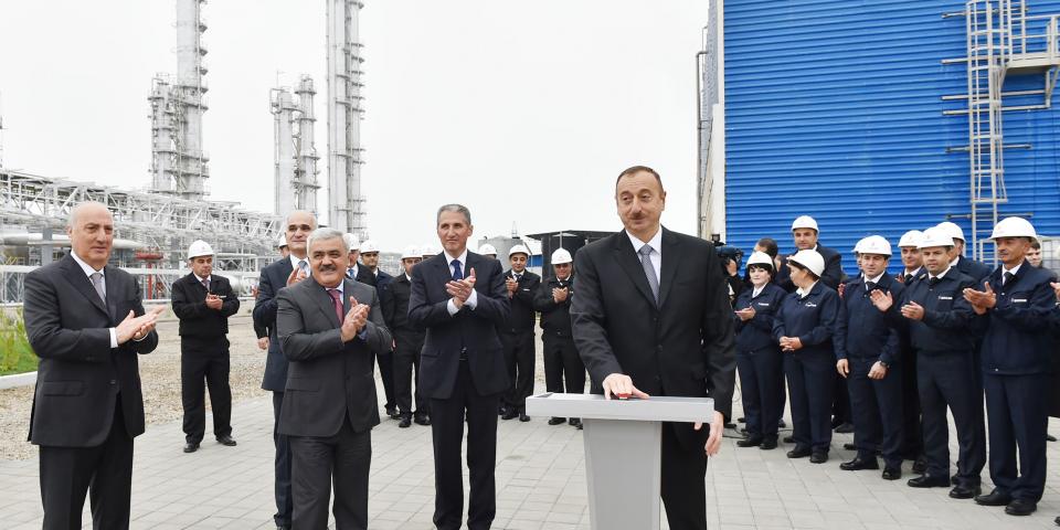 Visit of Ilham Aliyev to Sumgayit