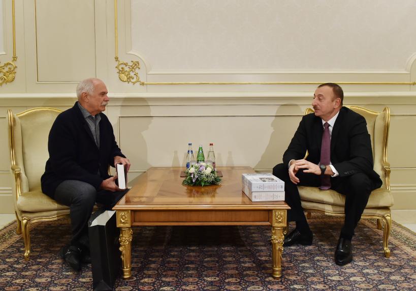 Ilham Aliyev received the chairman of the Russian Cinematographers Union