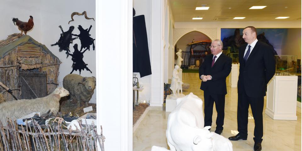 Ilham Aliyev attended the opening of “Veterinary town”