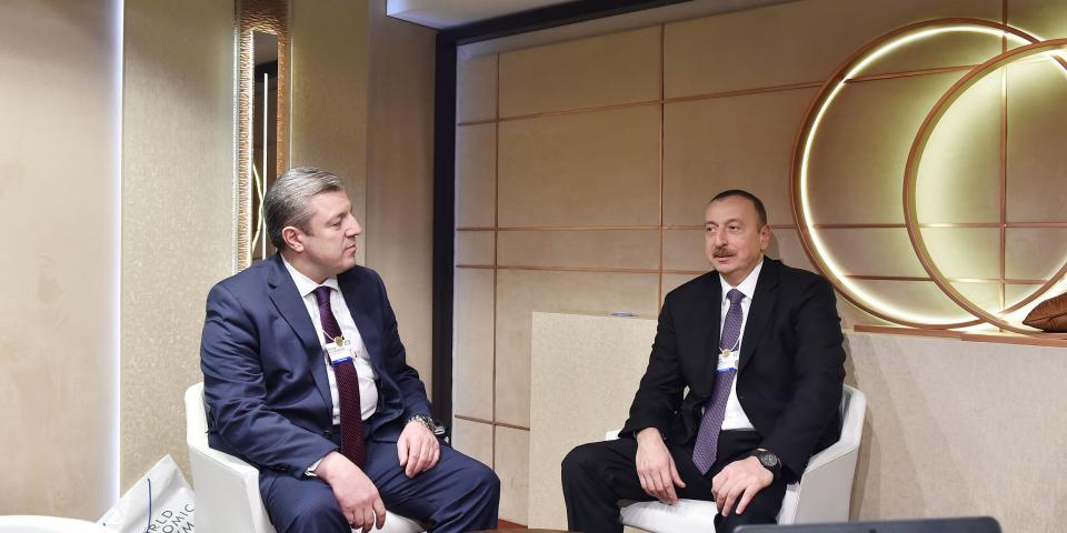 Ilham Aliyev met with Georgian Premier