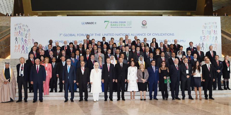 Ilham Aliyev attended official opening of 7th UNAOC Global Forum