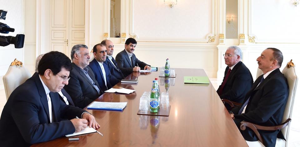 Ilham Aliyev received delegation led by Iranian Minister of Agriculture