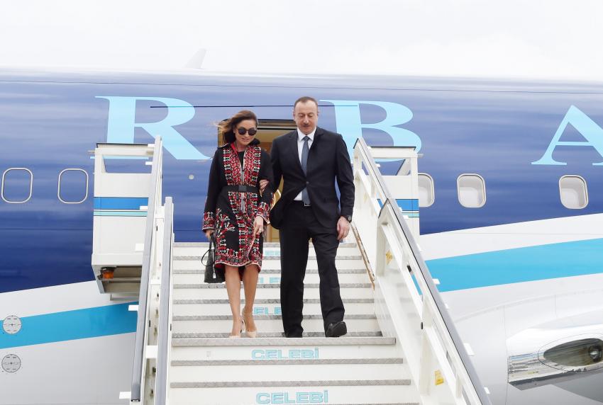 Ilham Aliyev arrived in Turkey for a working visit