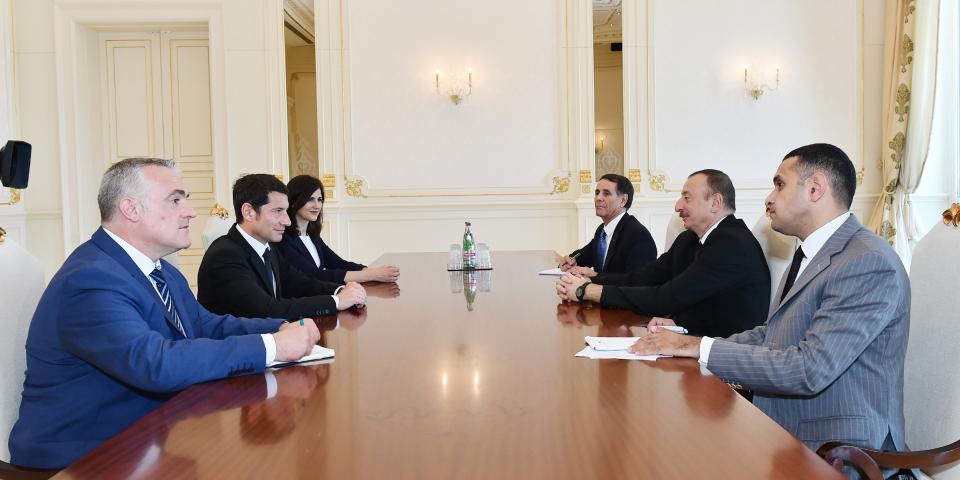 Ilham Aliyev received Mayor of Cannes