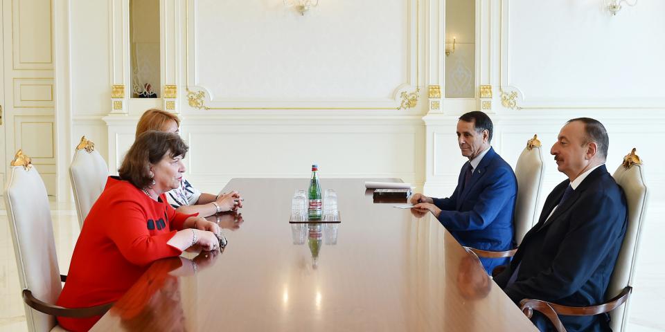 Ilham Aliyev received European Parliament representatives