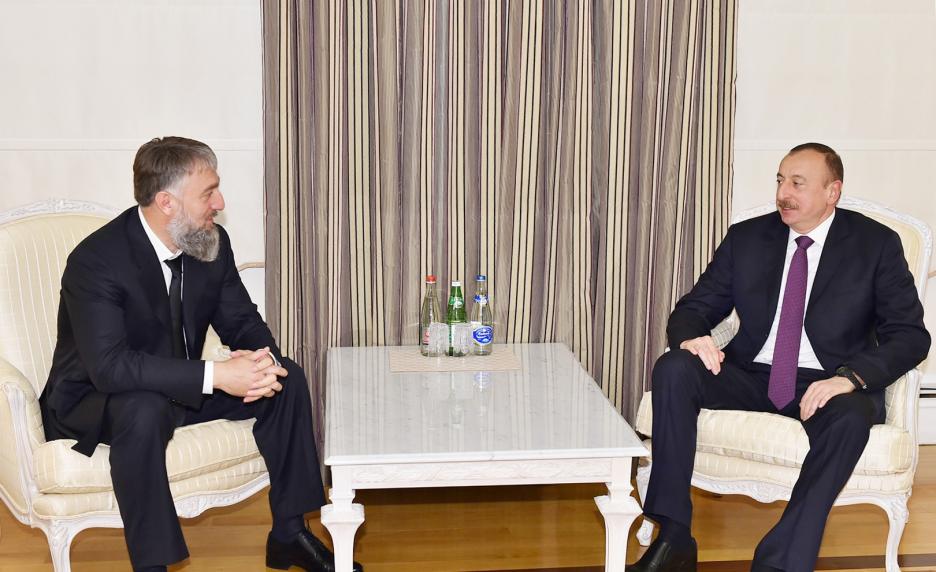 Ilham Aliyev received Personal Envoy of the Head of the Chechen Republic