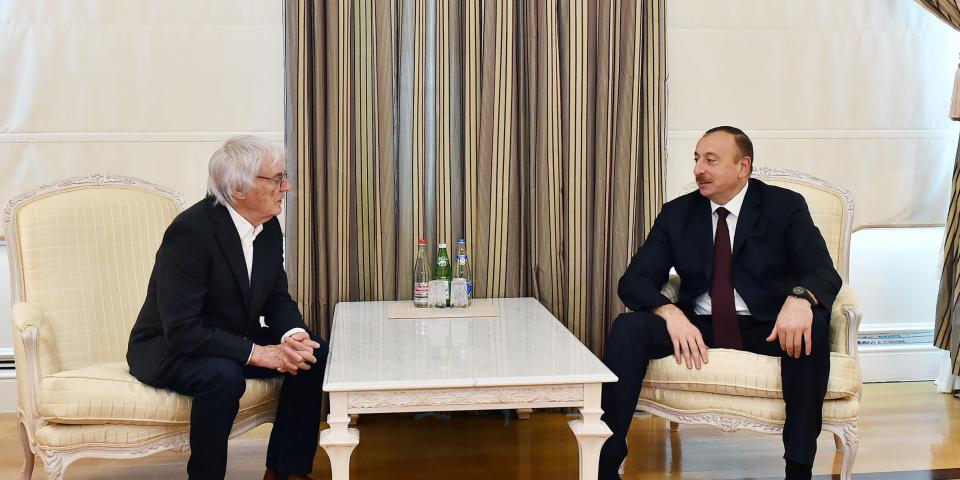 Ilham Aliyev received CEO of Formula One Management