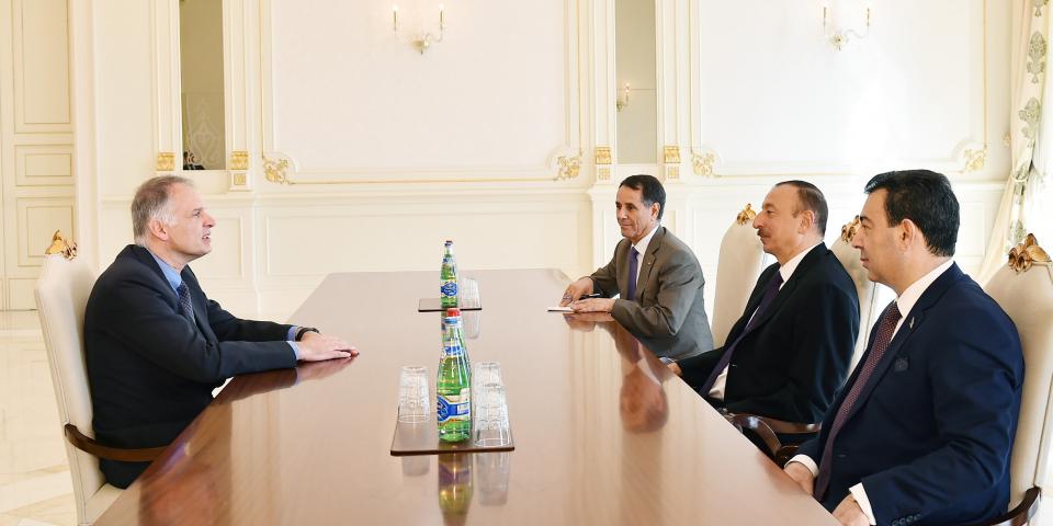 Ilham Aliyev received Belgian Senator, chairperson of PACE Committee, rapporteur on human rights in Azerbaijan Alain Destexhe