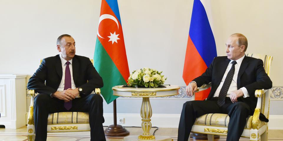 Ilham Aliyev met with Russian President Vladimir Putin