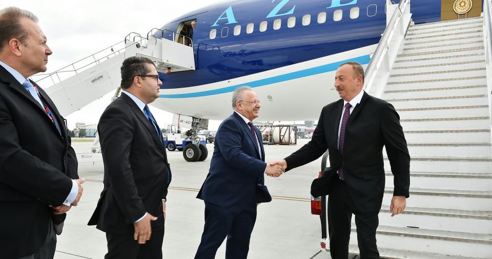Ilham Aliyev arrived in Poland for a working visit