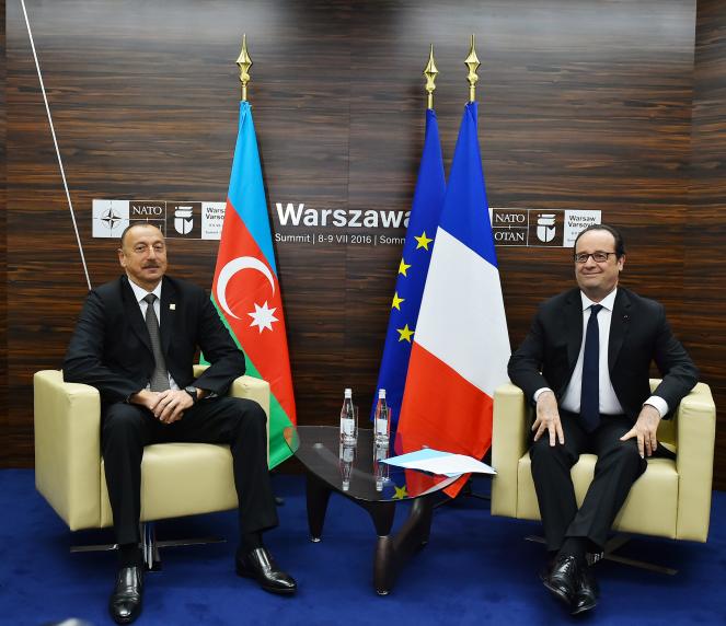 Ilham Aliyev met with French President Francois Hollande