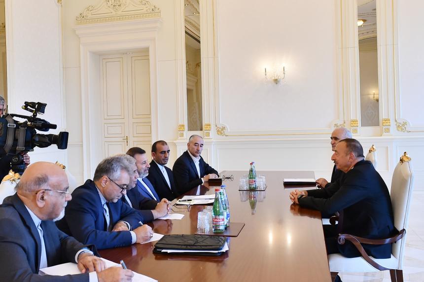 Ilham Aliyev received delegation led by Iranian Minister of Information and Communications Technology