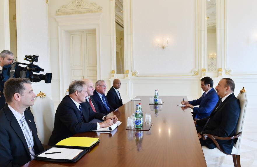 Ilham Aliyev received U.S. Congress representative