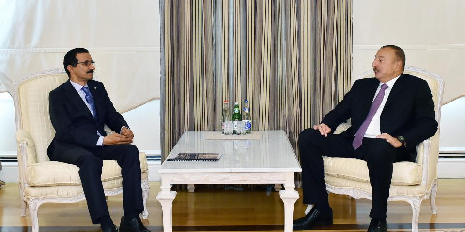 Ilham Aliyev received Group Chairman of DP World