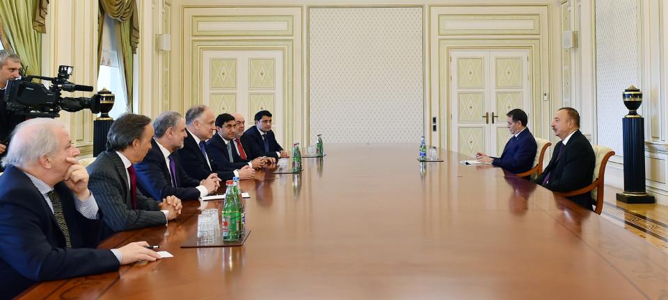 Ilham Aliyev received delegation of World Jewish Congress