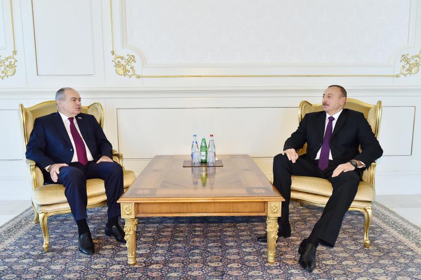 Ilham Aliyev received Deputy Chairman of Council of Federation of Russian Federal Assembly