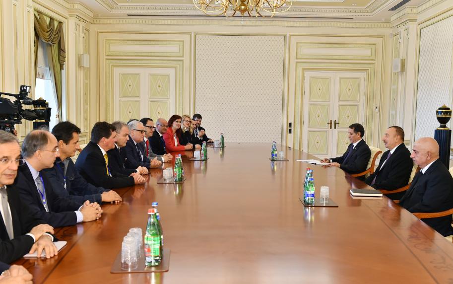 Ilham Aliyev received European Academy for Elections Observation mission