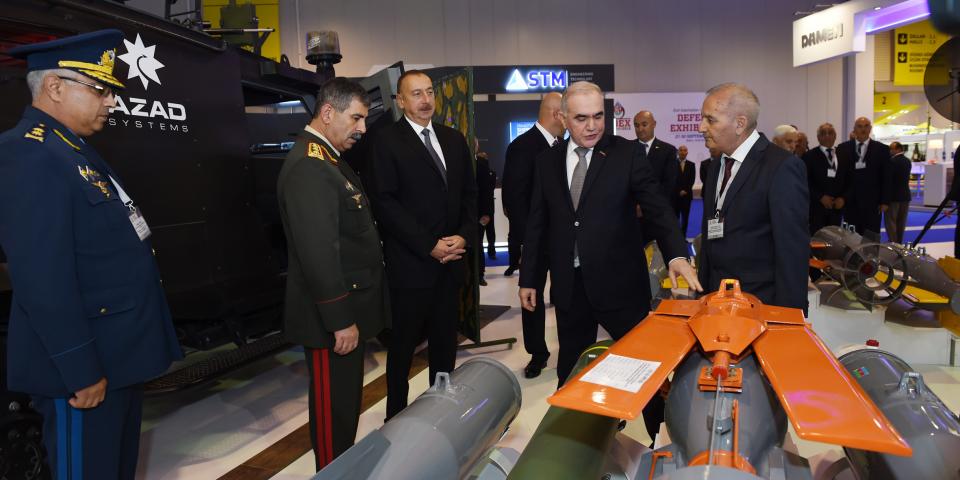 Ilham Aliyev viewed 2nd Azerbaijan International Defense Exhibition ADEX 2016