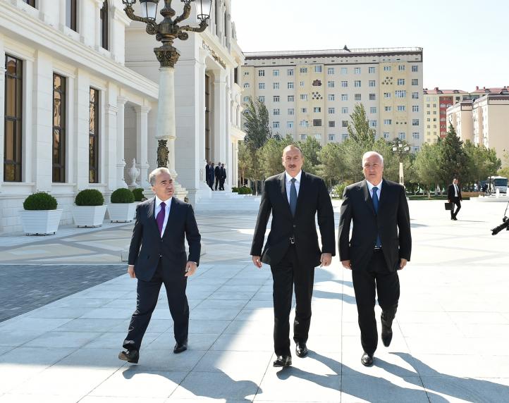 Ilham Aliyev visited Heydar Aliyev park in Sumgayit