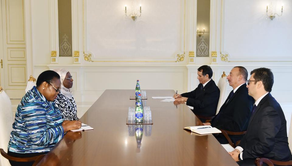 Ilham Aliyev received African Union Commissioner for Political Affairs