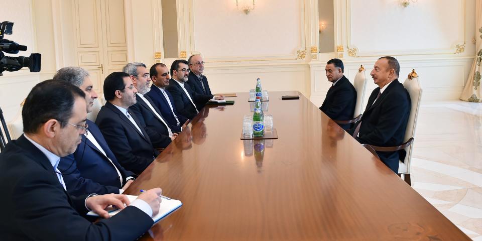 Ilham Aliyev received delegation led by Iranian Interior Minister