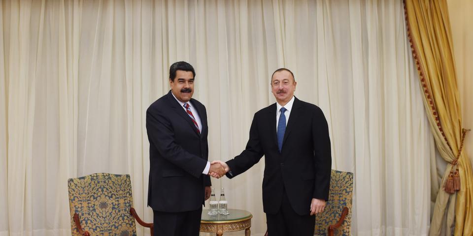 Ilham Aliyev met with Venezuelan President Nicolas Maduro in Istanbul