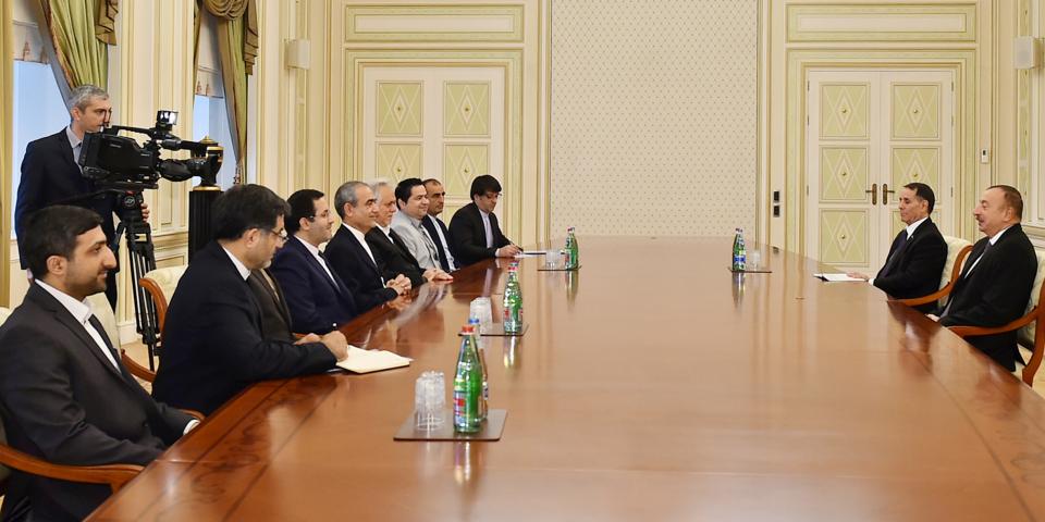 Ilham Aliyev received delegation led by Governor General of Iranian Ardabil province