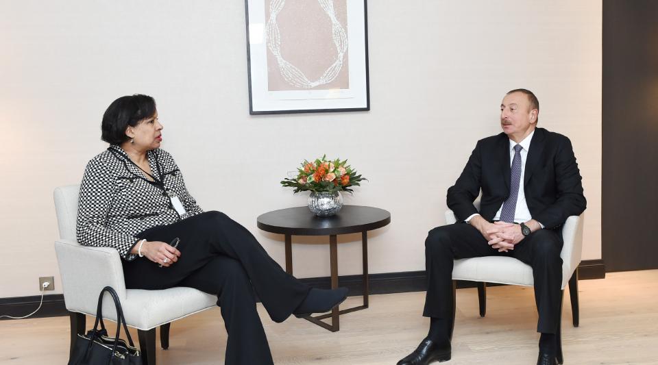 Ilham Aliyev met with corporate vice president of Worldwide Public Sector at Microsoft