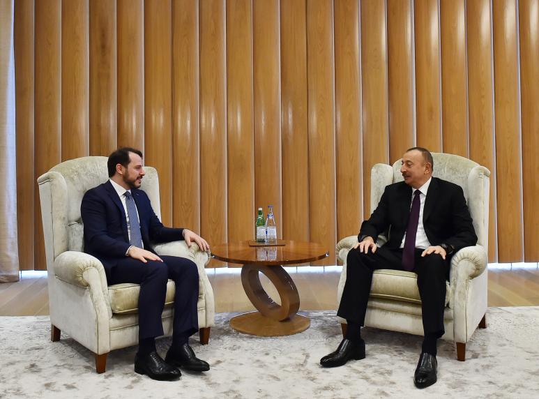 Ilham Aliyev met with Turkish minister of energy and natural resources