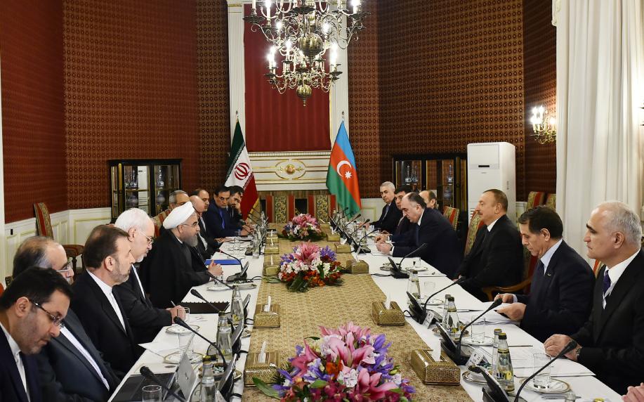 Presidents of Azerbaijan and Iran held expanded talks