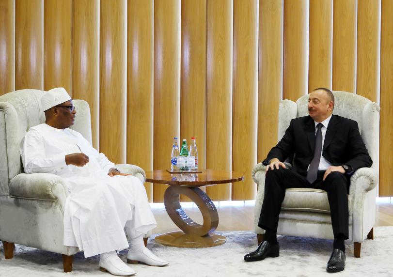 Ilham Aliyev met with Malian President Ibrahim Boubacar Keita