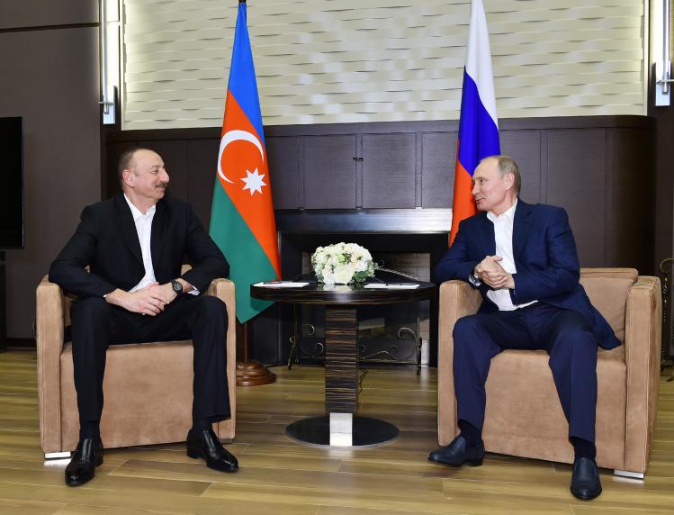 Azerbaijani, Russian presidents met in Sochi