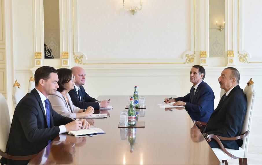 Ilham Aliyev received OSCE PA president