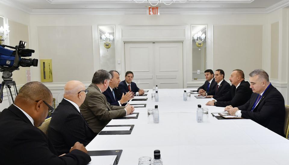 Ilham Aliyev met with chairman of US-based Foundation for Ethnic Understanding in New York