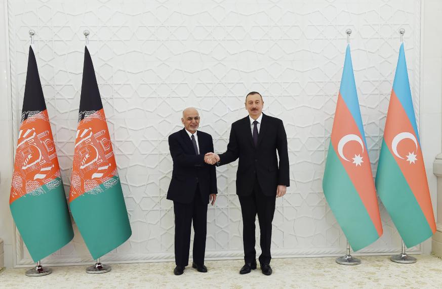 Ilham Aliyev, President Mohammad Ashraf Ghani held one-on-one meeting