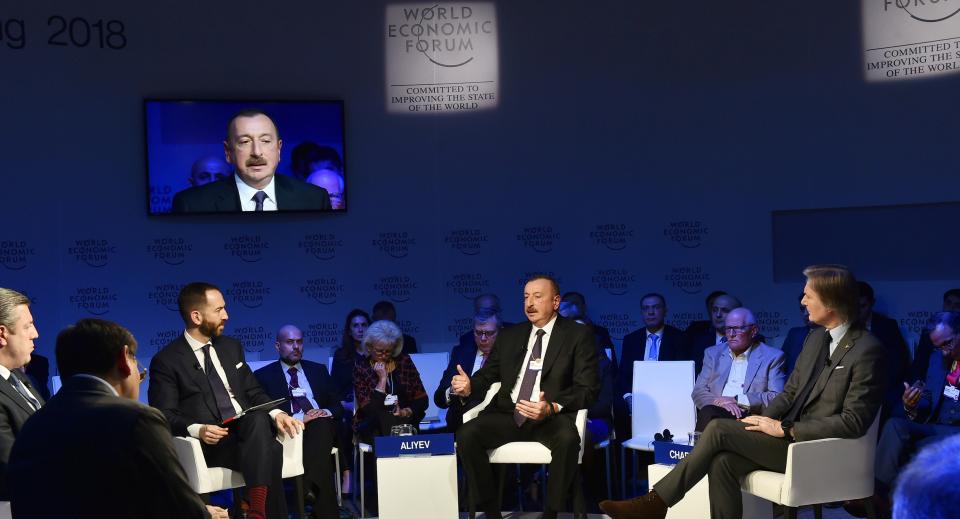 Working visit of Ilham Aliyev tothe Swiss Confederation