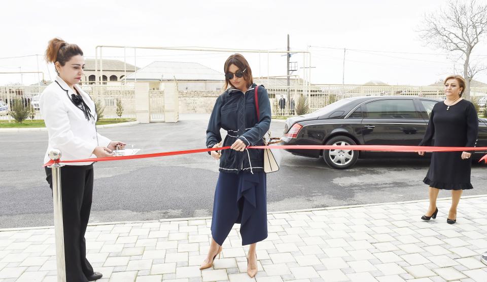 First Vice-President Mehriban Aliyeva attended opening of new building of sanatorium-type orphanage-kindergarten No 9 in Mashtagha settlement