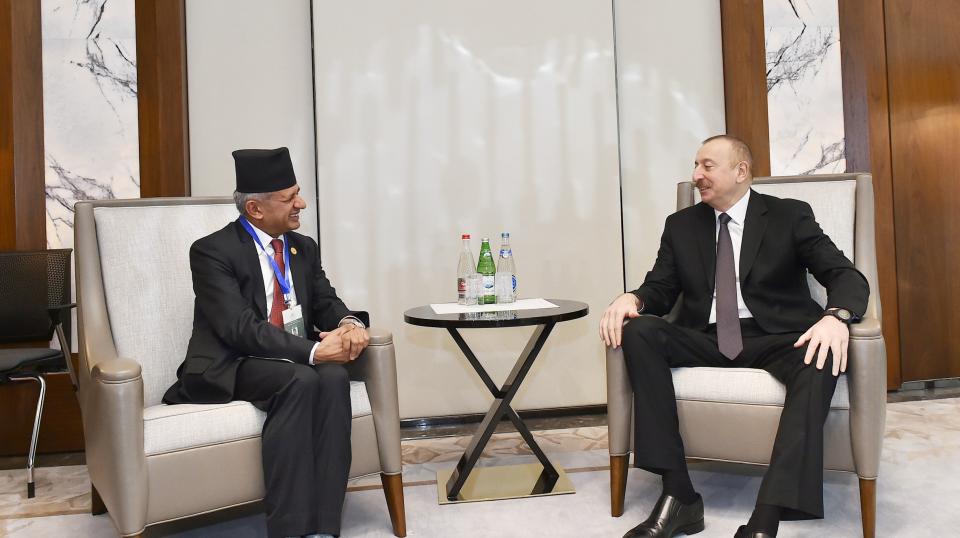 Ilham Aliyev met with Nepalese foreign minister