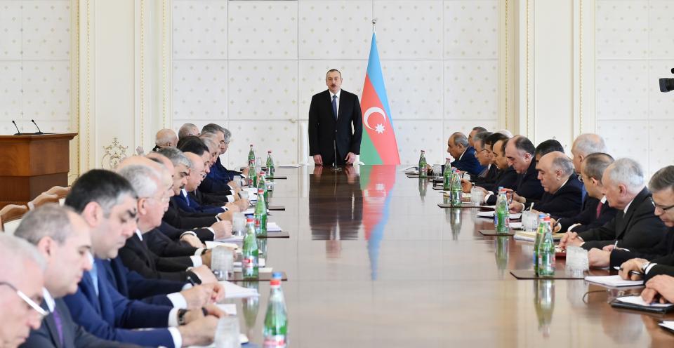 Ilham Aliyev chaired Cabinet meeting on results of first quarter of 2018 and future tasks