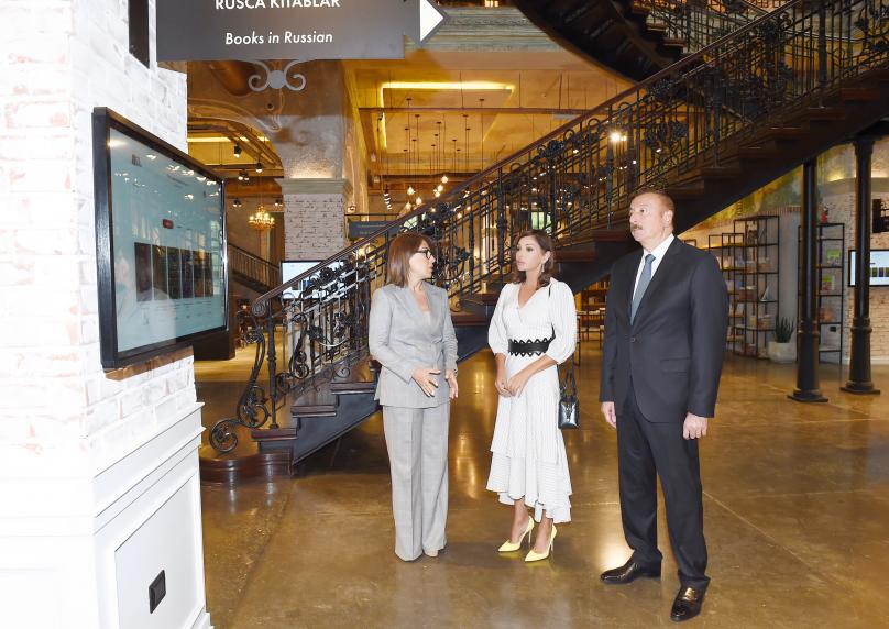 Ilham Aliyev attended opening of Baku Book Center