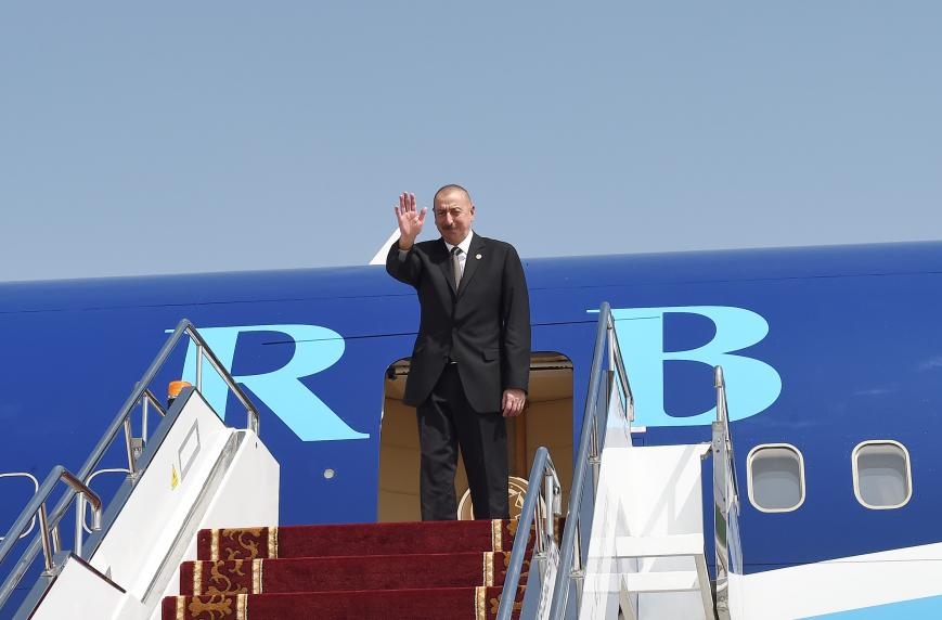 Ilham Aliyev completed his visit to Kyrgyzstan