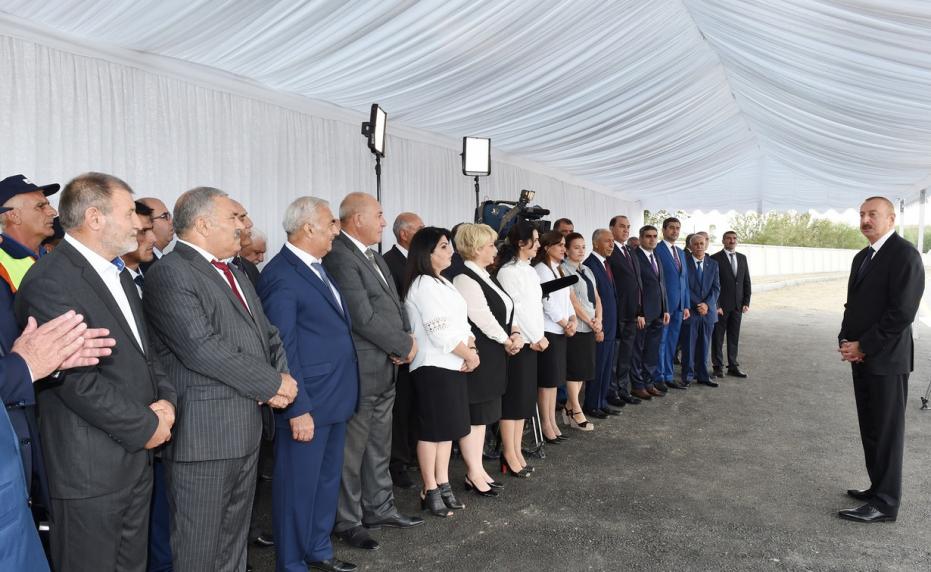 Речь Ильхама Алиева на встрече с представителями общественности Билясуварского района